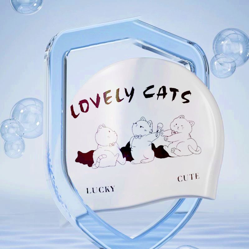 Masque de natation universel en silicone pour enfants et adultes, tendance, pour femmes, cheveux longs, étanche, confortable, antidérapant_voghion.com