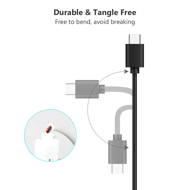 25/100/150/200/300cm câble USB C Type C 3A câble de Charge rapide cordon de données pour Samsung S9 S9 + S8 Plus Xiaomi Redmi Not 8 10 Huawei_voghion.com