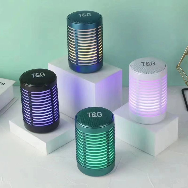 New creative LED luminous colorful single speaker, stunning surround sound, subwoofer, outdoor sports speaker_voghion.com