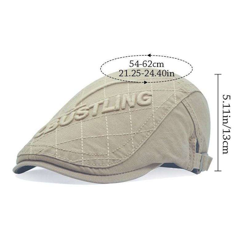 Moda Uomo Berretti Cappello Cotone Berretti Per Primavera Estate Autunno Cabbie Piatto Casual Traspirante Berretto Newsboy Berretto_voghion.com
