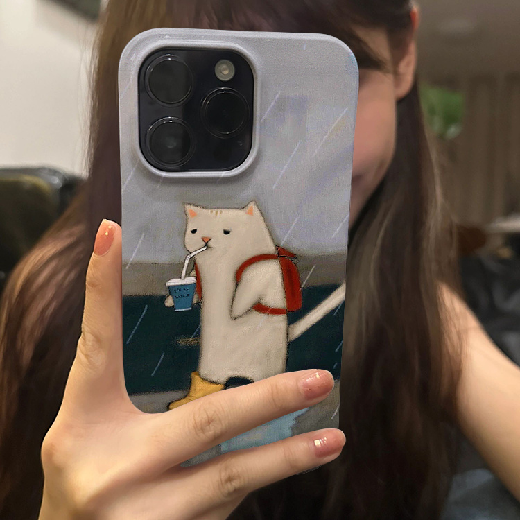 【 2575 Reviews 】 Film 16 Phone Case IPhone 15pro Rain Cat 14 Matte 13promax Female 12 Male 11xr_voghion.com
