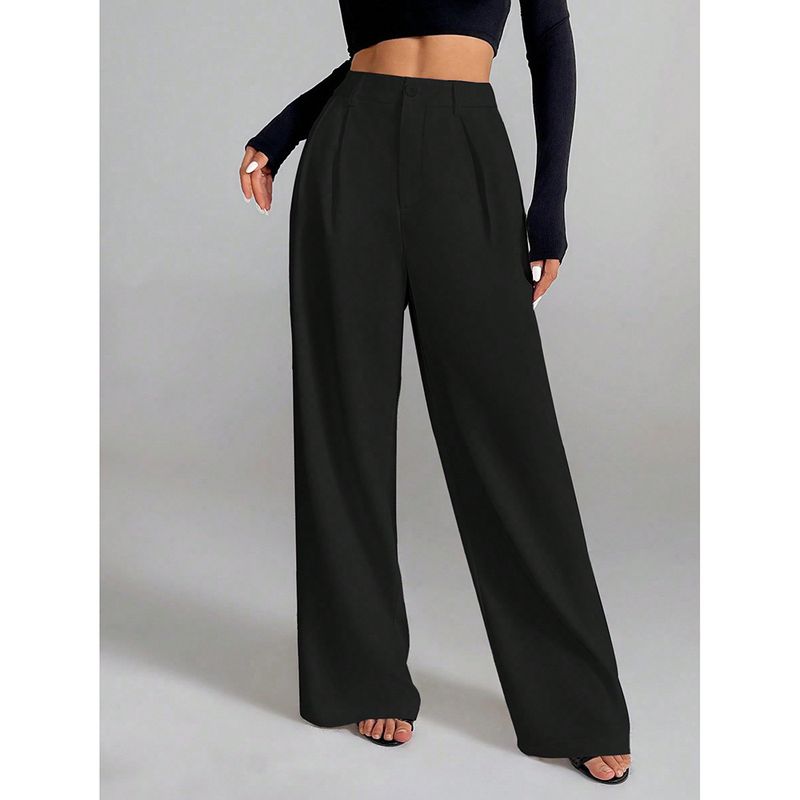 Women's Clothing Casual Pants For Women Spring And Autumn New All Match Straight Drape Loose Wide Leg Long Pants_voghion.com