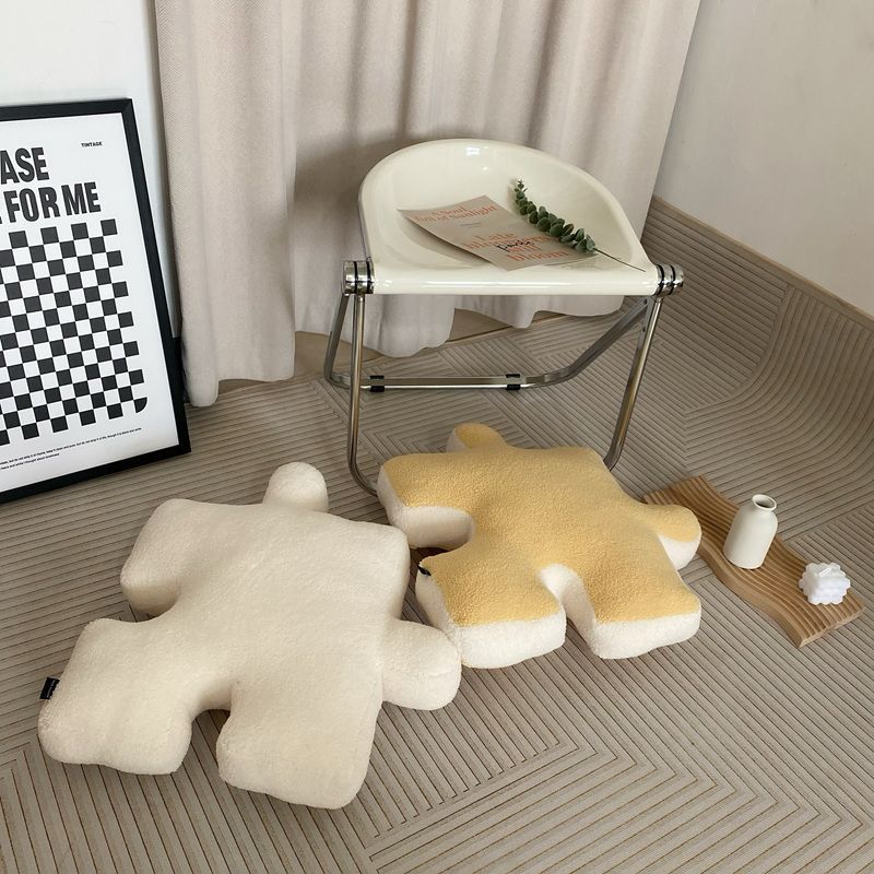 Nuovo stile Ins Futon bianco e nero Comodino Puzzle Pavimento Divano Soggiorno Cuscino Finestra a bovindo Cuscino_voghion.com