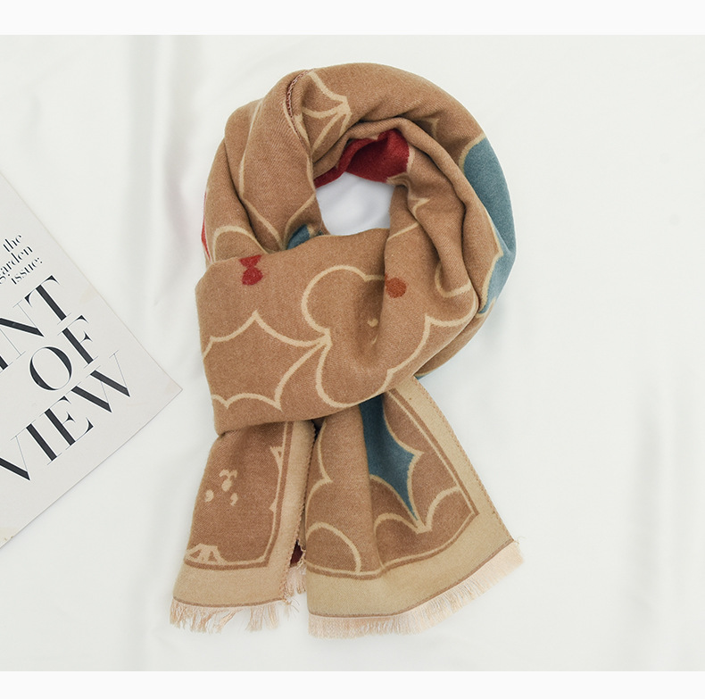 Sciarpe per bambini Sciarpa per bambini con simpatici cartoni animati per ragazzi e ragazze Bavaglino in cotone per bambini autunno inverno_voghion.com