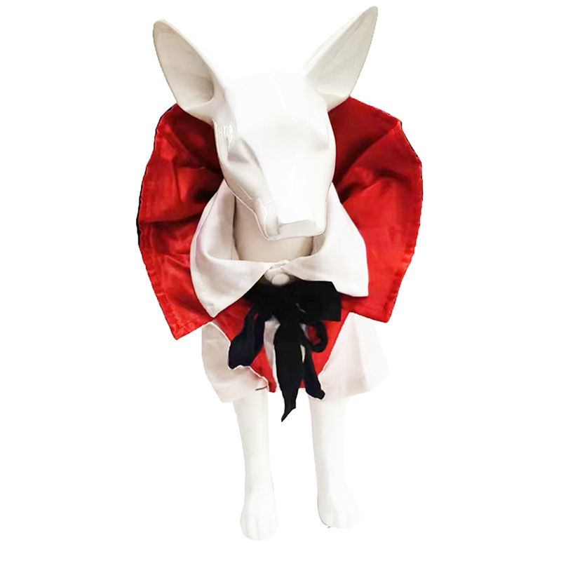 Bichon Vampire Halloween Small Dog Pomeranian Teddy Puppy Autumn Winter Pet Clothes_voghion.com