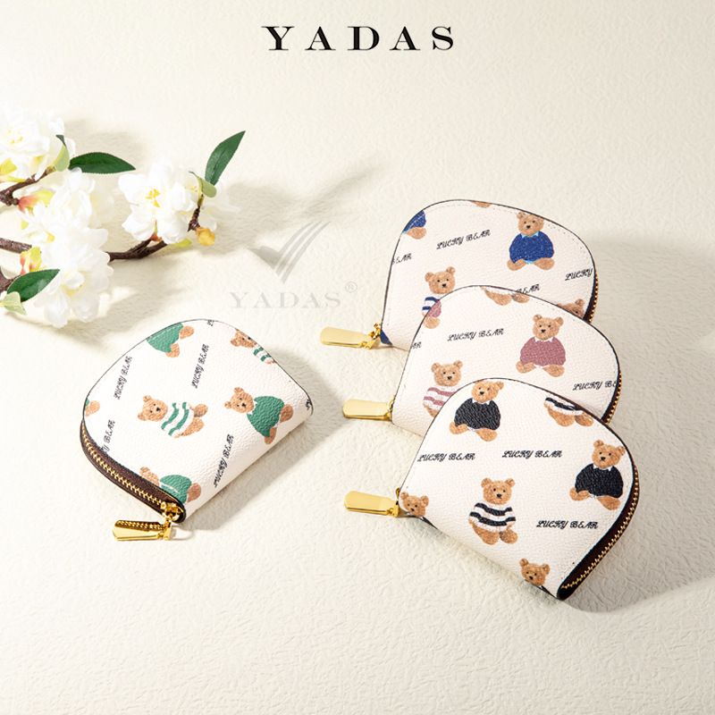 YADAS PU Fashion piccolo portamonete da donna di grande capacità_voghion.com