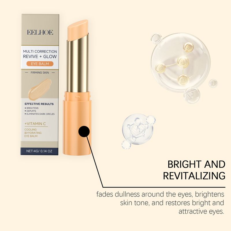 EELHOE Vitamin C Brightening Firming Cream Bar Reduces Fine Lines Bags, Improves Eye Temperature And Nourishes The Eyes_voghion.com