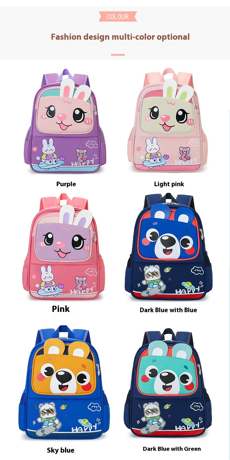 Nuovi ragazzi della scuola primaria, zaino leggero e di grande capacità per ragazze, zaino per bambini di fascia alta e alla moda_voghion.com