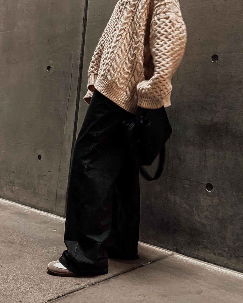 New Women's Loose Lazy Braided Long Sleeve Sweater Casual Knitted Versatile Top_voghion.com