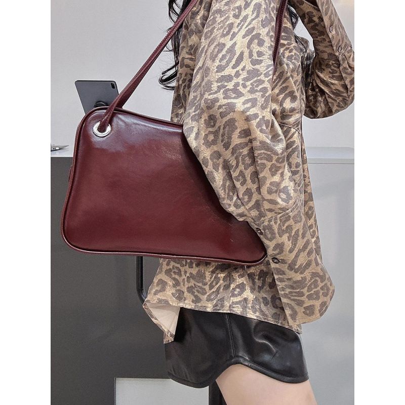 Bolso de mano Boston para mujer, otoño e invierno 2025, de gran capacidad, con diseño de almohada._voghion.com