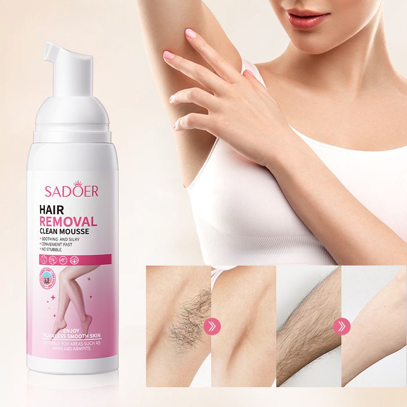 SADOER Soft Silk Slippery Mus Mild And Non Irritating Underarm Hair Removal Cream_voghion.com