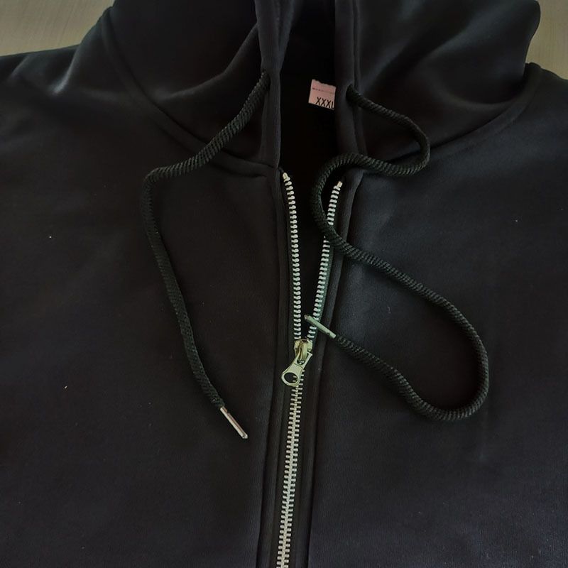 Bluza z kapturem i nadrukiem smoka dla matki i dzieci, luźna kurtka polarowa w modnym stylu ulicznym_voghion.com