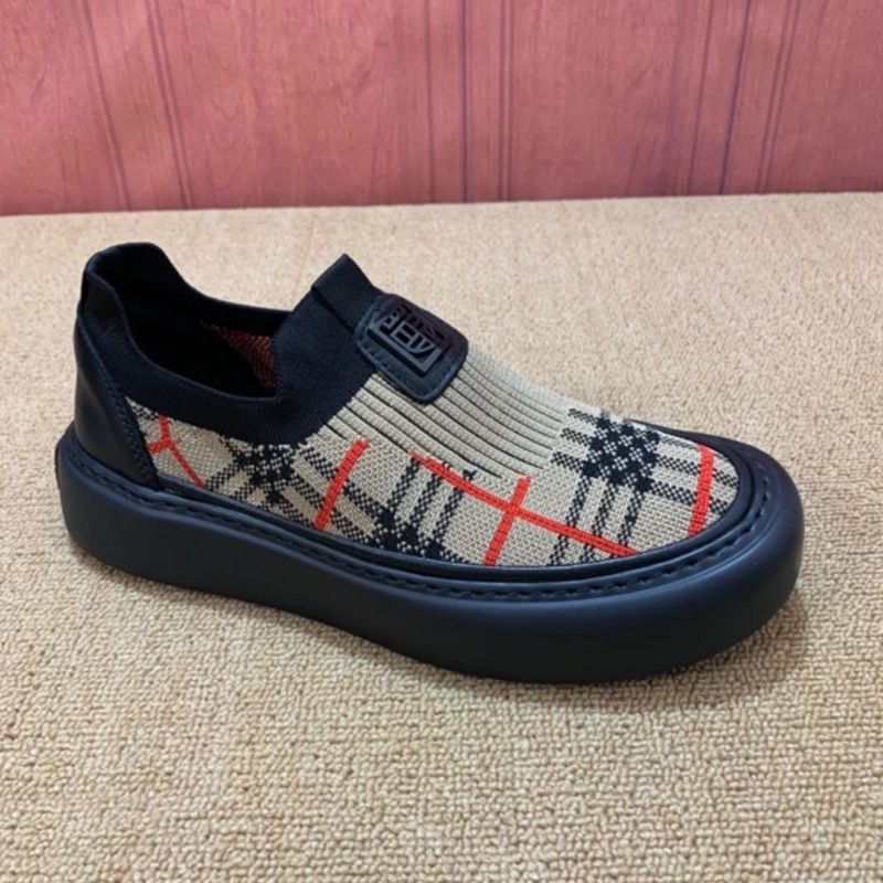 Summer Breathable Lazy Casual Flat Slip-On Flyknit Mesh Men's Sock Shoes_voghion.com