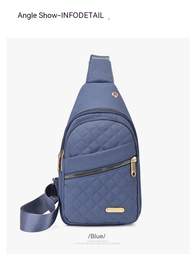 Sac de poitrine rétro minimaliste, nouveau fil brodé multicouche, sac à dos de poitrine de grande capacité, sac à bandoulière de loisirs en plein air pour hommes et femmes_voghion.com