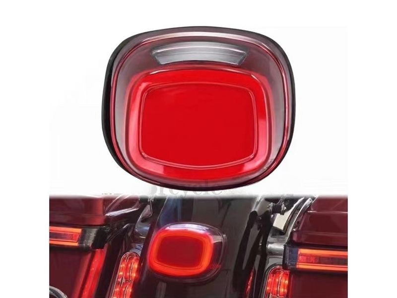 Luz trasera LED para Harley Softail Dyna Touring Sportster XL883 XL1200 1999-2022, luces de freno traseras para motocicleta, luz de circulación DRL_voghion.com