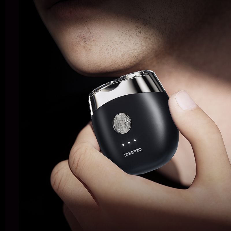 New Arrival Professionel Dual Blade Electric Shaver Mini Genopladelig Barber Barber Skægtrimmer Bærbar og sikker til_voghion.com