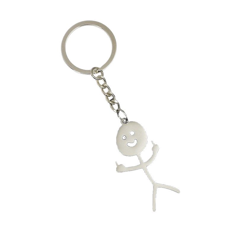 Keychains Couple Style Pair High-end Ins Personality Cute Funny Student Bestie Backpack Pendant Trendy_voghion.com