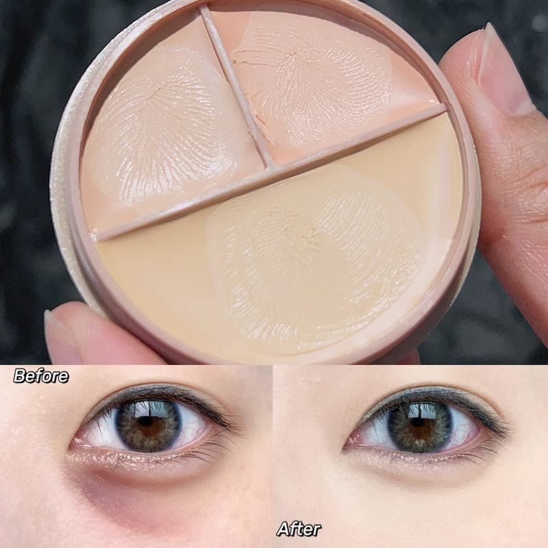Concealer-Palette, wasserfeste Creme-Textur, deckt Akne-Markierungen, Augenringe, multifunktionales Make-up, langlebig, Bri ab_voghion.com