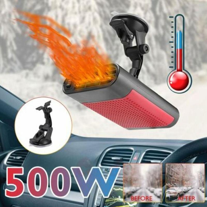 12v 500w Riscaldatore per auto Ventilatore caldo caldo veloce Demister per automobile Condizionatore per parabrezza Sbrinatore rapido Riscaldamento Aria Def Y8e7_voghion.com