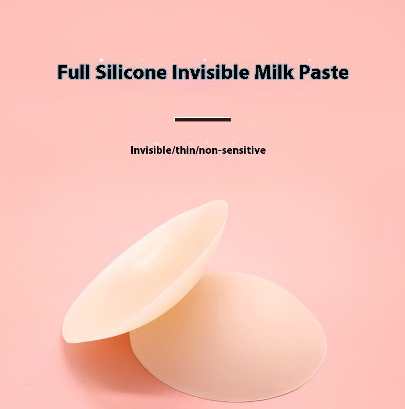 Sømløst brystvortedeksel Bristols 6 nippies Skin Usynlig selvklebende silikon solid brystplaster_voghion.com