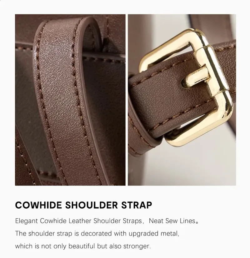 Zency Womens Small Backpack Split Leather Preppy Style Girls Stylish Schoolbag Multipocket Travel Satchel Campus_voghion.com