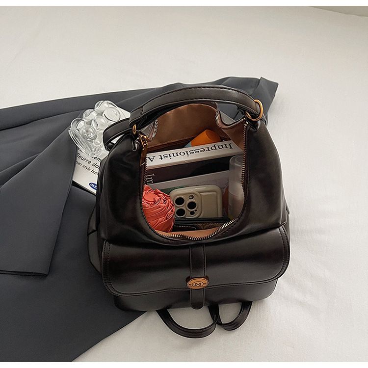 Trendy, large capacity, three different carrying methods, fashionable 2024 new commuting shoulder bag, pocket backpack_voghion.com