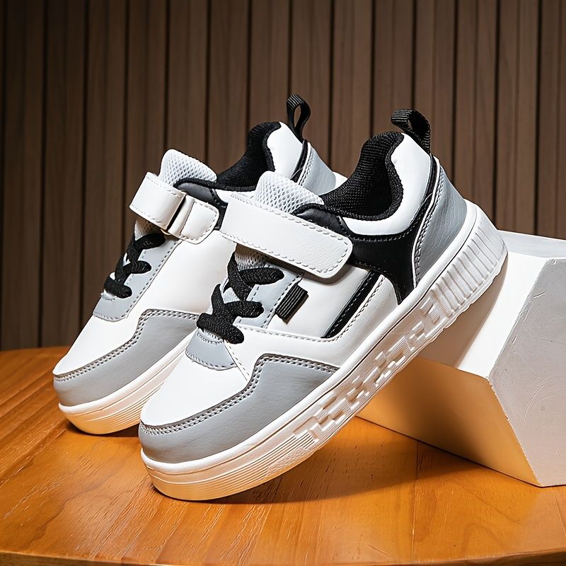 Lässige Low-Top-Skateboardschuhe für Jungen, bequeme, rutschfeste Sneakers für alle Jahreszeiten_voghion.com