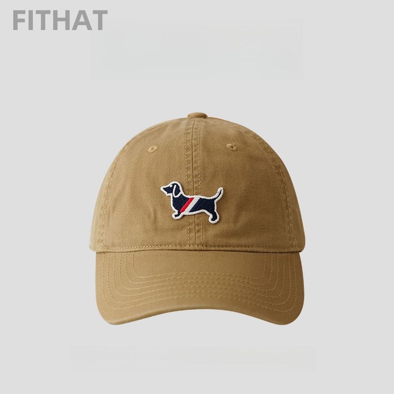 Street High Quality Washed Baseball Cap For Men And Women Soft Top Stylish Face Showing Small Duckbill Cap Dachshund Sun Hat_voghion.com