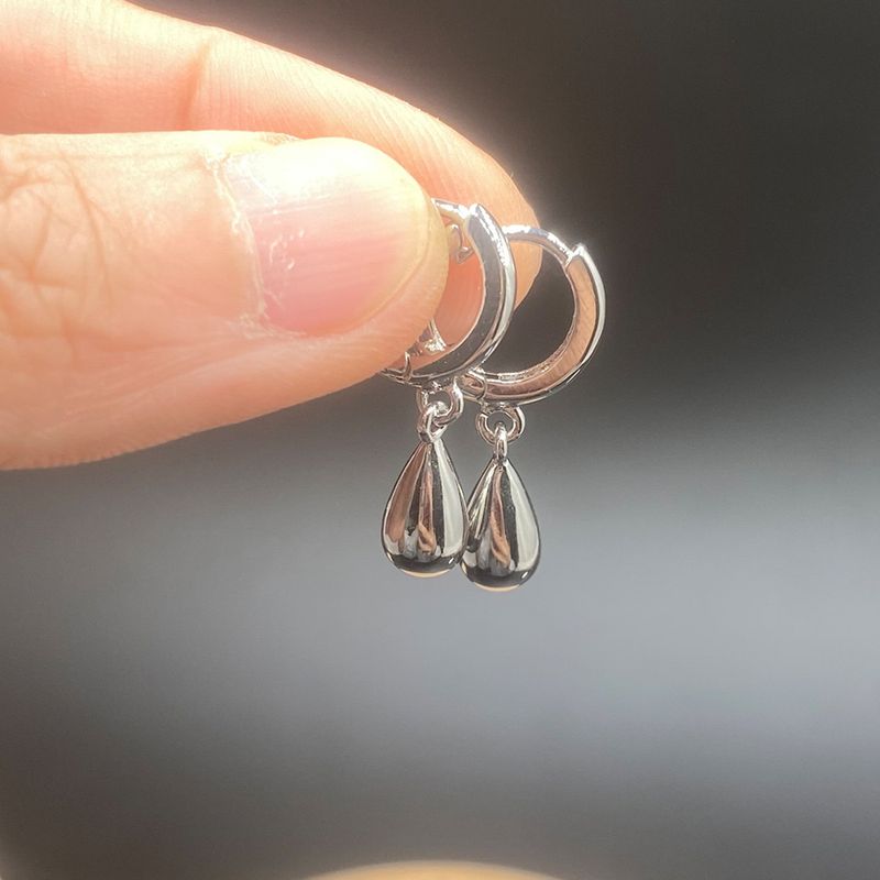 Retro Simple Water Drop Pendant Earrings Temperament Fashionable Women's Earrings Earrings_voghion.com