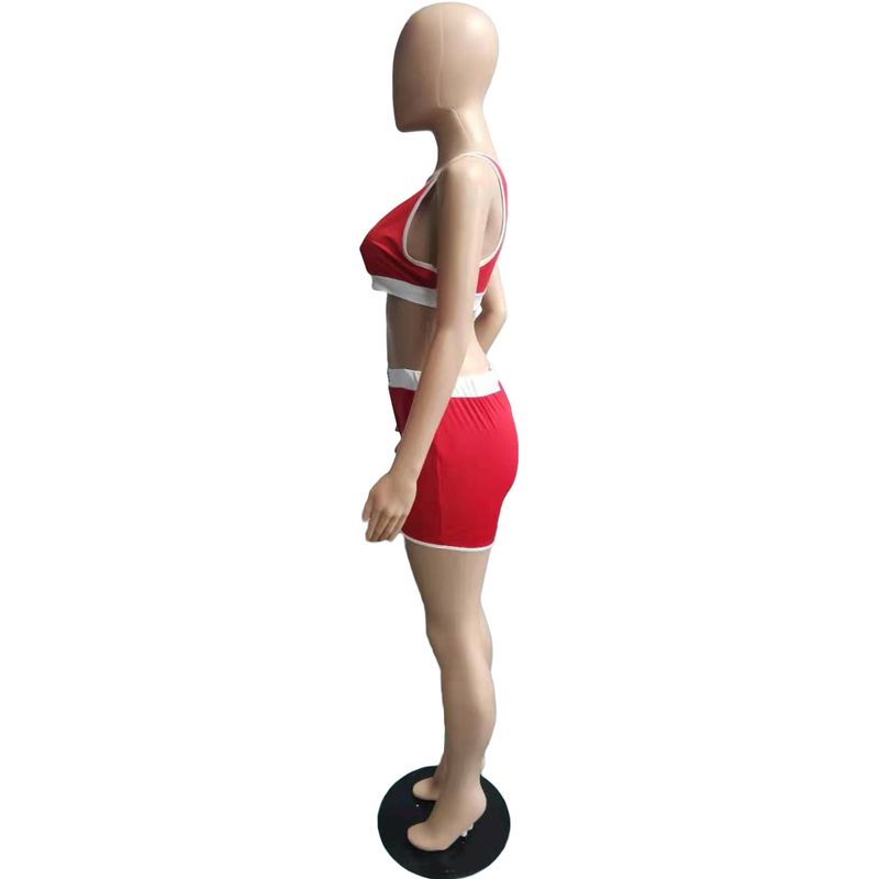 Women's Clothing Independent Station Fashion Casual Sexy Letter Print Swimsuit Two-piece Set_voghion.com