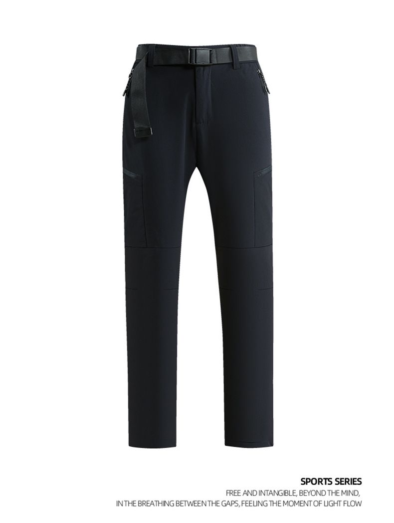 Erkekler ve Kadınlar İçin Hızlı Kuruyan Esnek Pantolon – Hafif Elastik Pantolon (Siyah/Lacivert/Haki, S-4XL)_voghion.com