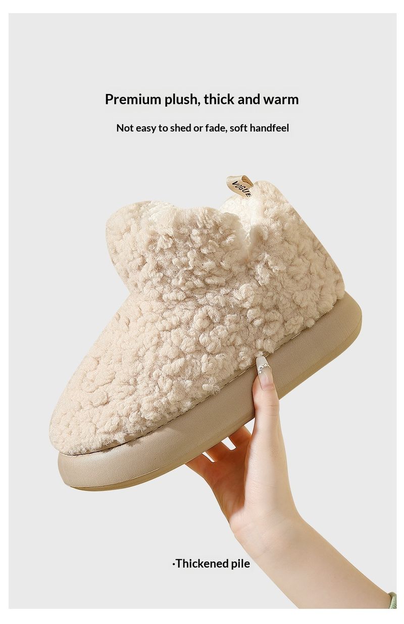 Voyage Flauschige Hausschuhe für Damen, Herbst- und Winterschuhe aus Baumwolle mit dicker Sohle, rutschfester Schaft, ideal für Paare, zum Entspannen im Freien; Herren-Schneeschuhe für den Winter_voghion.com