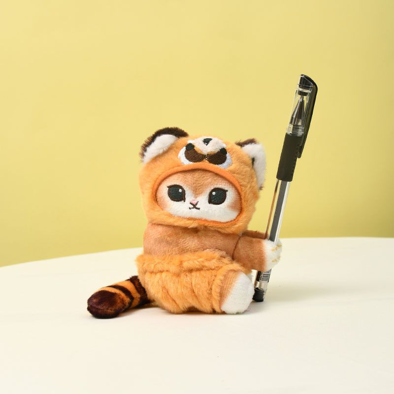 Clipon Plüschtier, entzückendes Katzenspielzeug, niedliche japanische Cartoon-Stoffkatze_voghion.com