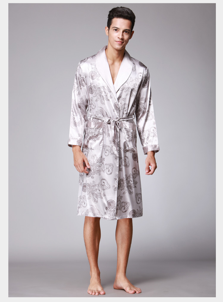 2023 Fashion New Men's Long Sleeved Pajamas, Bathrobes, Home Furnishings_voghion.com