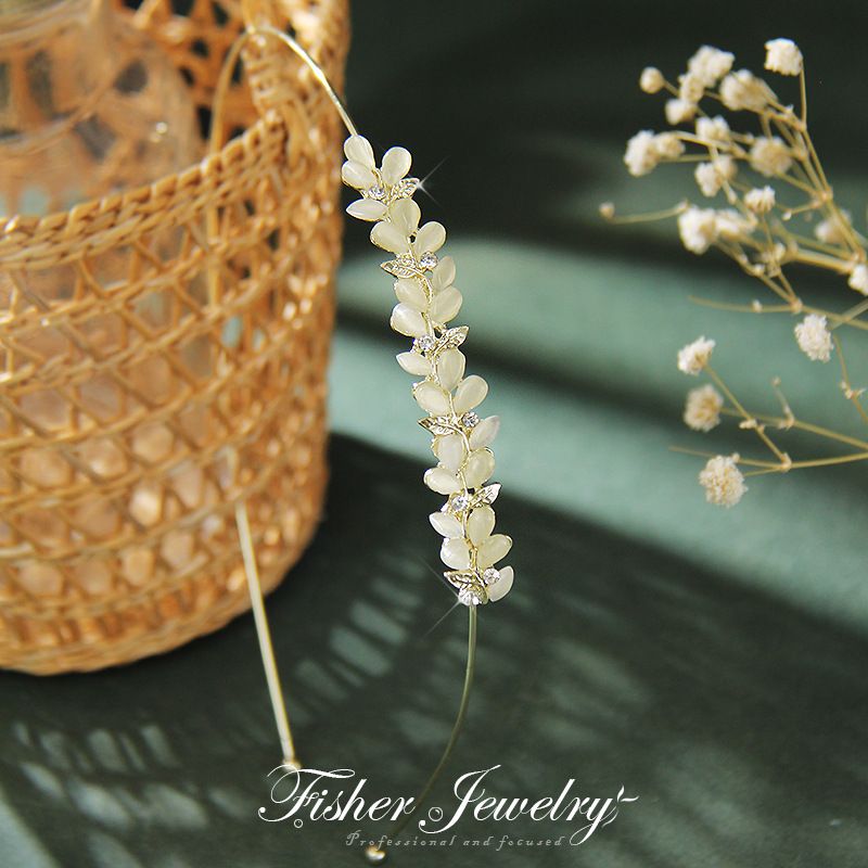 Fermaglio per capelli sottile con teschio alto, stile estivo, con pietra occhio di gatto, farfalla, spiga di grano, fresco e semplice_voghion.com