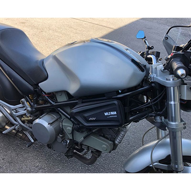 Til Streetfighter 848 1098 / S V4 / S motorcykelmodificeret sidetaske vandtæt trekantet sidetaske Streetfighter 848 Tilbehør_voghion.com