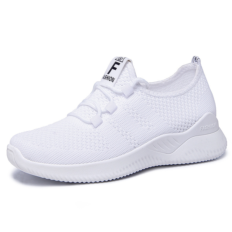 Damen Große Damenschuhe Damen Freizeitschuhe Atmungsaktive Fly-woven Einzelschuhe Sneakers Damen_voghion.com