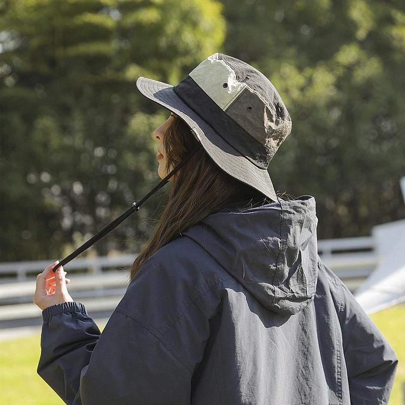Fischerhut für Damen für Sommerausflüge im Freien, Bergsteigerhut, dünne Version für Männer und Frauen, Schutz, Sonnenschutz,_voghion.com