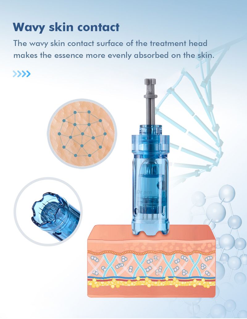 Authentischer Dr. Pen Ultima A8S Microneedling-Stift mit 12 Nadeln, kabelloser Derma-Pen mit Anti-Rückfluss-Effekt, Schönheitsmaschine für die Hautpflege_voghion.com