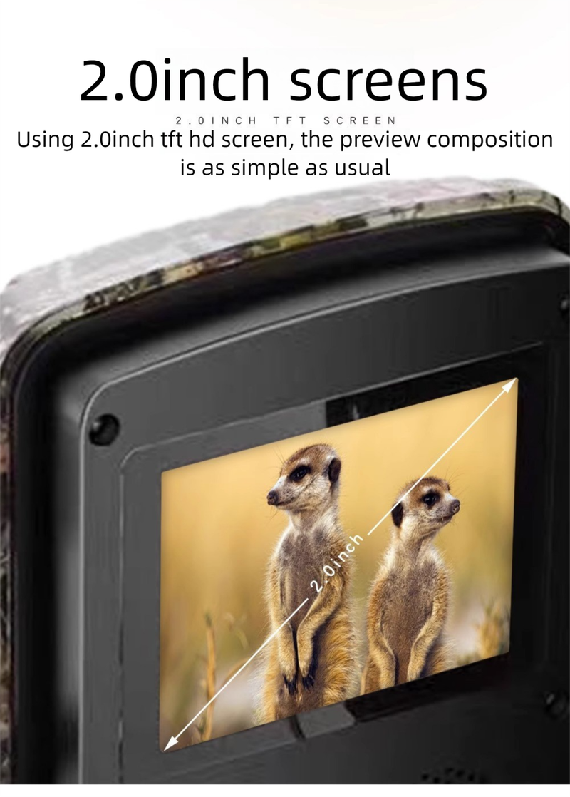 Grenzüberschreitende, wasserdichte Infrarot-Nachtsicht-Wildtiererkennungs-Fotokamera mit hochauflösendem Sensor für die Jagd_voghion.com