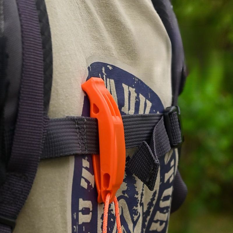 Outdoor Notfall Dual Frequenz Überleben Anti-Lost Clip Arc Hoher Ton Pfeife_voghion.com