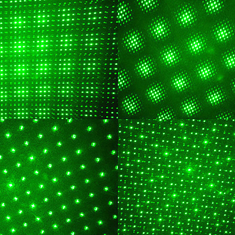 Set di penne puntatore laser con raggio laser Starry Head 303 verde con messa a fuoco regolabile da 532 nm_voghion.com