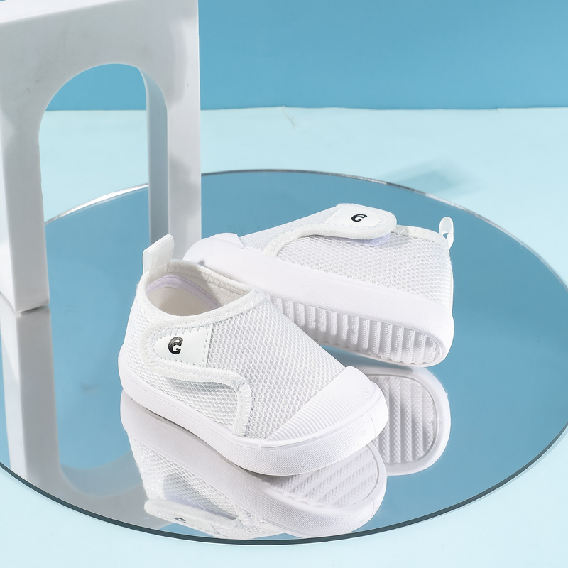 Scarpe da passeggio per bambini primavera/estate con fibbia per ragazze, mesh casual, traspirante, antiscivolo, suola morbida, scarpe da interno per bambini_voghion.com