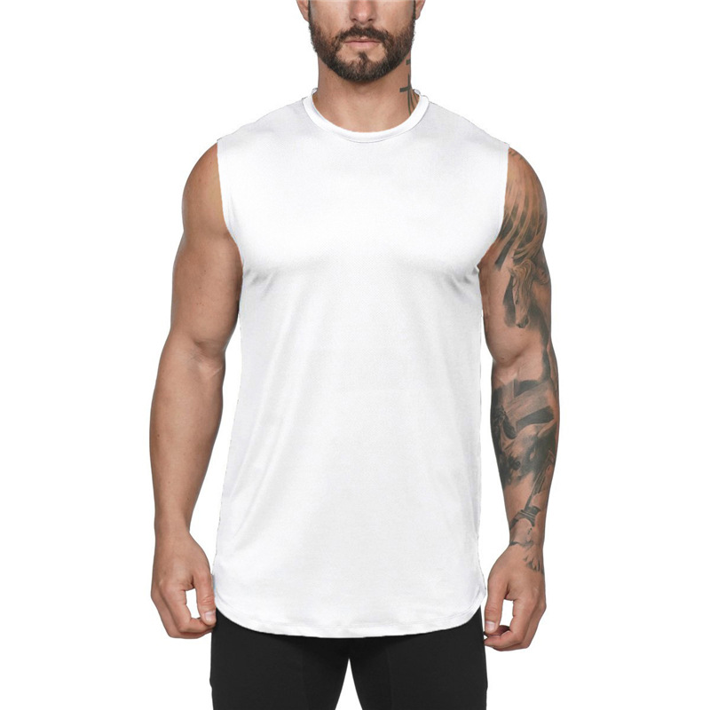 Light Board No Summer Sports ärmelloses T-Shirt für Herren, Fitness-Tanktop, Lauf-Trainings-Top_voghion.com
