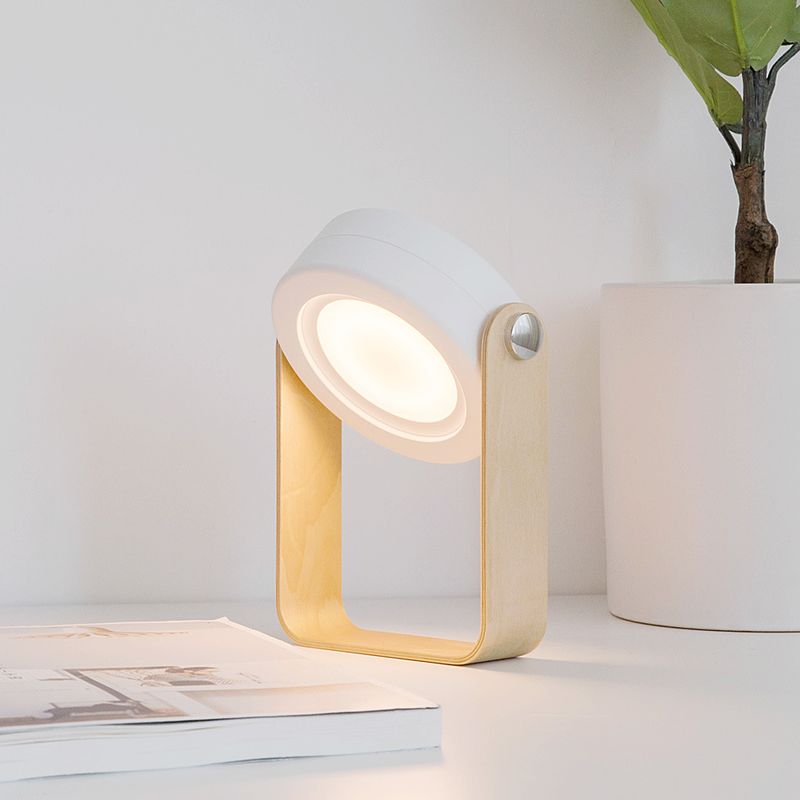 Tragbare LED-Tischlampe Laterne, einziehbare, faltbare USB-Lade-Leselampe für Augenbücher, Schlafzimmer, Nachttisch-Dekoration, Nachtlicht_voghion.com