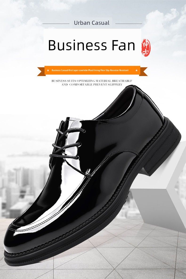 Scarpe da lavoro in pelle primaverili e autunnali, con testa rotonda, antiscivolo, resistenti all'usura_voghion.com