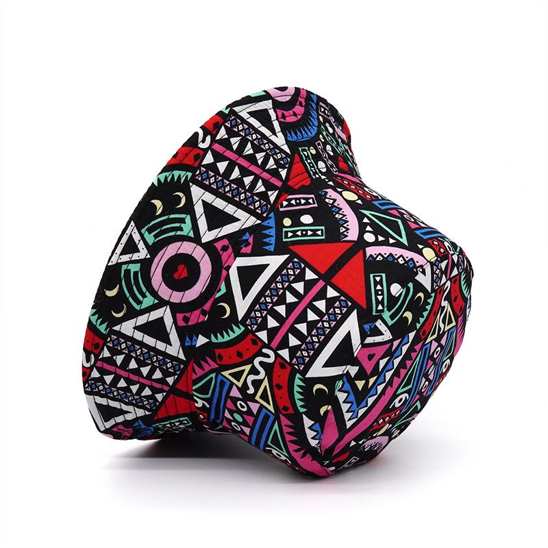 Naujos prekės Boho žvejo vintažinio spausdinimo Panamos kibiro skrybėlė moterims ir vyrams dvipusė Bob Chapeau Femme retro hiphopo kepuraitė Gorros_voghion.com