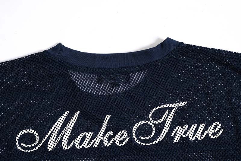 T-shirt ample à manches courtes pour homme, style sportif, imprimé lettres et chiffres, tendance et été_voghion.com