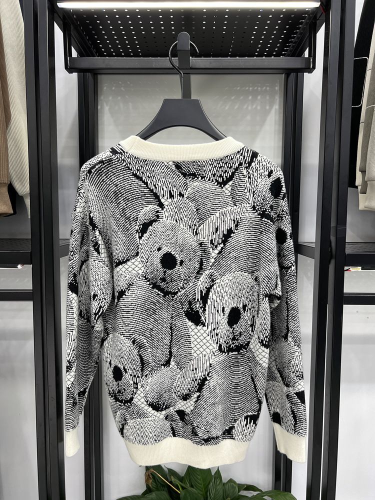 Herrenbekleidung Herbst- und Winterpullover Dicker Rundhals-Strickpullover Unterteil Oberbekleidung Teenager Lockeres trendiges warmes Oberteil_voghion.com
