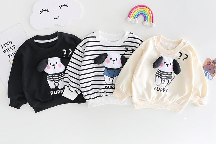2024 Nuovo Sport Cartone animato Carino Bambini Primavera e Autunno Felpa con cappuccio Casual Due Pezzi Set_voghion.com